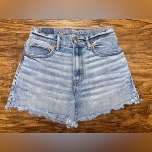 American Eagle Stretch Highest Rise 90’s Boyfriend Shorts Size 2